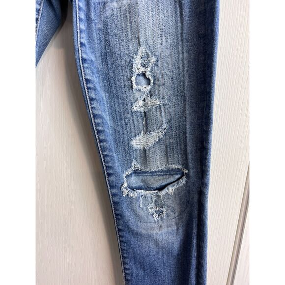 American Eagle Outfitters Women's Jegging Jeans Destructed Distressed Size 10 R - Picture 3 of 11